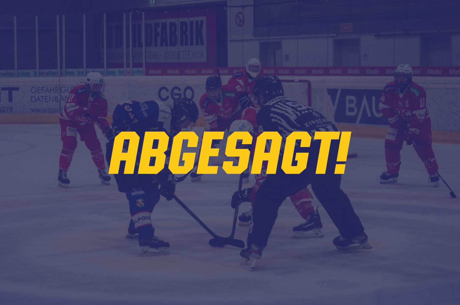 EC KAC sagt DEBL2 Eröffnung in Kufstein ab!